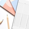 Planificateur d'études hebdomadaire PACKLIST - Organisateur académique, calendrier hebdomadaire et quotidien - Objectifs, horair