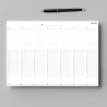 Planificateur d'études hebdomadaire PACKLIST - Organisateur académique, calendrier hebdomadaire et quotidien - Objectifs, horair