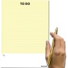 Bloc-notes To Do List, Liste de tâches – Planificateur Quotidien pour Organiser et Prioriser – 52 Feuilles Détachables Format A5