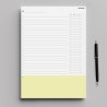 Habit Tracker Hebdomadaire A4 - Planificateur de Habitudes pour Maximiser Productivité et Bien-être. Cultivez Habitudes Positive