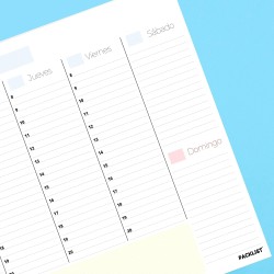 Planification Minimaliste (Semaine DIN A4 ES)