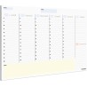 Planner Settimanale + Mensile Scrivania - Due Planning da Tavolo A4, Agenda Settimanale - Mensile - Weekly Monthly Planner - Age
