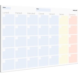 Planner Settimanale + Mensile Scrivania - Due Planning da Tavolo A4, Agenda Settimanale - Mensile - Weekly Monthly Planner - Age