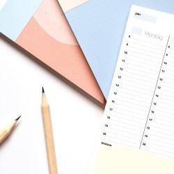Planification Minimaliste (Semaine DIN A4 DE)