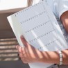 Weekly Planner Pad A4 - Stylish Undated Weekly Organiser, 52 Pages for Home, Study, Work & Family Plans - Minimalistic Timetable