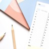 Weekly Planner Pad A4 - Stylish Undated Weekly Organiser, 52 Pages for Home, Study, Work & Family Plans - Minimalistic Timetable