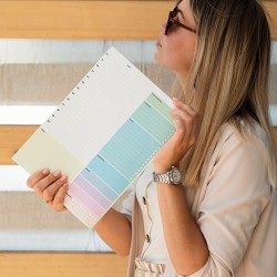 Undated Daily Planner A4 - Organiser Hourly Planner 52 Pp. for Home, Study, Work & Family Plans: Goal of the Day, TOP Priorities