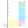 Dagelijkse Planner, Dagagenda Per Page – Dagorganisator A4, Dagelijkse Lesplanner – Perpetuele Dagelijkse Kalenderweergave – Per
