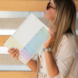 Dagelijkse Planner, Dagagenda Per Page – Dagorganisator A4, Dagelijkse Lesplanner – Perpetuele Dagelijkse Kalenderweergave – Per