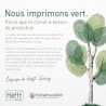 Häfft® Calendrier international 2026 A5 "Feuille d´or" avec reliure spirale en langues : EN/FR/IT/ES - agenda personnel, timer, 