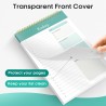 To Do List Pad - To Do List Notebook for Work with 52 Sheets, Undated Daily Planner Perfect for Daily Tasks and Goal Setting, To
