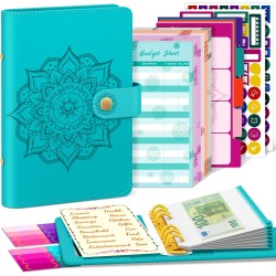 A6 budget Planner classeur de budget, livre de famille Envelope, Planner Money book avec films pour le planificateur financier S