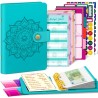 A6 budget Planner classeur de budget, livre de famille Envelope, Planner Money book avec films pour le planificateur financier S