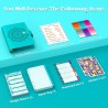 A6 budget Planner classeur de budget, livre de famille Envelope, Planner Money book avec films pour le planificateur financier S