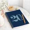 Rileys & Co Planificateur - Agenda Mensuel et Hebdomadaire, Couverture Flexible, Reliure à Double Spirale, Pages de Notes | Cale