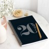 Rileys & Co Planificateur - Agenda Mensuel et Hebdomadaire, Couverture Flexible, Reliure à Double Spirale, Pages de Notes | Cale