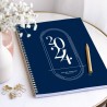 Rileys & Co Planificateur - Agenda Mensuel et Hebdomadaire, Couverture Flexible, Reliure à Double Spirale, Pages de Notes | Cale