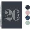 Rileys & Co Planificateur - Agenda Mensuel et Hebdomadaire, Couverture Flexible, Reliure à Double Spirale, Pages de Notes | Cale