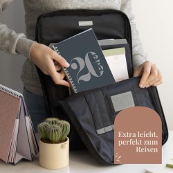 Rileys & Co Planificateur - Agenda Mensuel et Hebdomadaire, Couverture Flexible, Reliure à Double Spirale, Pages de Notes | Cale