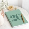 Rileys & Co Planificateur - Agenda Mensuel et Hebdomadaire, Couverture Flexible, Reliure à Double Spirale, Pages de Notes | Cale
