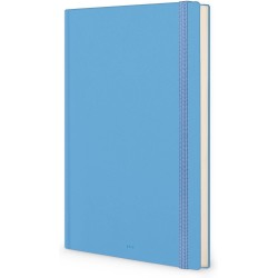 Legami - agenda journalier maxi 2026, retro bleu, 13 mois maxi, fermeture avec élastique, janvier 2026 - décembre 2026 et planif