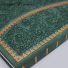 VICTORIA'S JOURNALS Journal magnétique, carnet vintage sculpté en similicuir avec couverture rigide, pages lignées, ruban marque