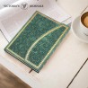 VICTORIA'S JOURNALS Journal magnétique, carnet vintage sculpté en similicuir avec couverture rigide, pages lignées, ruban marque