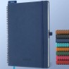Agenda semainier 2025-2026, format A4 (29 x 21,7 cm), calendrier à livres sur 18 mois (juillet 2025 - décembre 2026), classeur à
