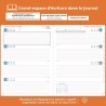 Agenda semainier 2025 2026, format A4 (29 x 21,7 cm), calendrier à livres sur 18 mois (juillet 2025 à décembre 2026), classeur à
