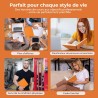 Agenda semainier 2025 2026, format A4 (29 x 21,7 cm), calendrier à livres sur 18 mois (juillet 2025 à décembre 2026), classeur à