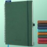 Agenda semainier 2025 2026, format A4 (29 x 21,7 cm), calendrier à livres sur 18 mois (juillet 2025 à décembre 2026), classeur à