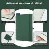 Agenda semainier 2025 2026, format A4 (29 x 21,7 cm), calendrier à livres sur 18 mois (juillet 2025 à décembre 2026), classeur à