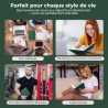 Agenda semainier 2025 2026, format A5 (21,9 x 16,4 cm), calendrier livre de 18 mois (juillet 2025 à décembre 2026), classeur à a