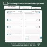 Agenda semainier 2025 2026, format A6 (16,6 x 9,7 cm), calendrier à livres sur 18 mois (juillet 2025 à décembre 2026), classeur 