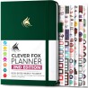 Clever Fox Planificateur 2e édition – Planificateur d'objectifs hebdomadaires et mensuels colorés, organiseur de gestion du temp