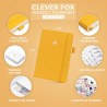 Clever Fox Planificateur 2e édition – Planificateur d'objectifs hebdomadaires et mensuels colorés, organiseur de gestion du temp