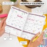 Clever Fox Planificateur 2e édition – Planificateur d'objectifs hebdomadaires et mensuels colorés, organiseur de gestion du temp