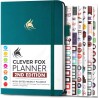 Clever Fox Planificateur 2e édition – Planificateur d'objectifs hebdomadaires et mensuels colorés, organiseur de gestion du temp