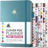 Clever Fox Planificateur 2e édition – Planificateur d'objectifs hebdomadaires et mensuels colorés, organiseur de gestion du temp