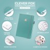 Clever Fox Planificateur 2e édition – Planificateur d'objectifs hebdomadaires et mensuels colorés, organiseur de gestion du temp