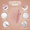 Clever Fox Planificateur 2e édition – Planificateur d'objectifs hebdomadaires et mensuels colorés, organiseur de gestion du temp