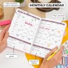 Clever Fox Planificateur 2e édition – Planificateur d'objectifs hebdomadaires et mensuels colorés, organiseur de gestion du temp