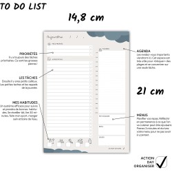 TO DO LIST. Le bloc-notes efficace pour la gestion de vos tâches et accroître la productivité, la gestion du temps et atteindre 