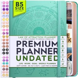 Planificateur Law of Attraction – Planificateur hebdomadaire et mensuel non daté, un voyage de 12 mois pour augmenter la product
