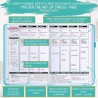 Planificateur Law of Attraction – Planificateur hebdomadaire et mensuel non daté, un voyage de 12 mois pour augmenter la product
