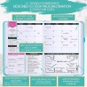 Planificateur Law of Attraction – Planificateur hebdomadaire et mensuel non daté, un voyage de 12 mois pour augmenter la product