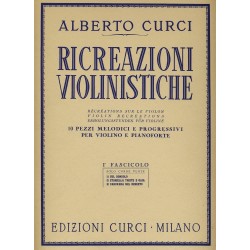 Ricreazioni Violinistiche Vol. 1 - BOOK