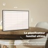 Smart Panda A3 Tableau Planificateur - Grand Calendrier Magnétique, Idéal pour des Examens, Repas ou Tâches Ménagères - Tableau 