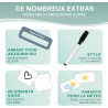 Planning semaine pour enfants - Tableau magnétique Montessori au design mignon avec 200 aimants & un stylo - Jeux éducatifs à pa