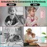 Mkitnvy 4 Pièces Tableaux de Tâches à Faire pour Enfants, Liste de Choses à Faire avec 10 Feuilles de Papier Vierge, Memo Plasti